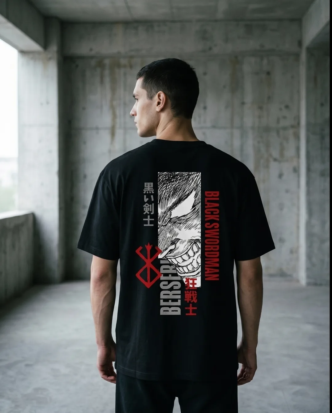 T-shirt Berserk — Black Swordsman - thumb 3
